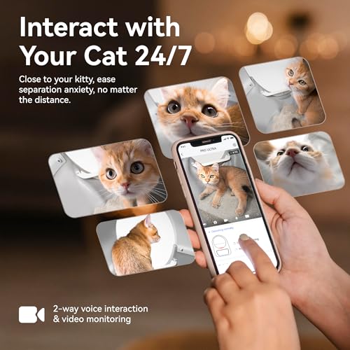 Ultra Automatic Litter Box with AI Camera (White / X-Large (Ultra))