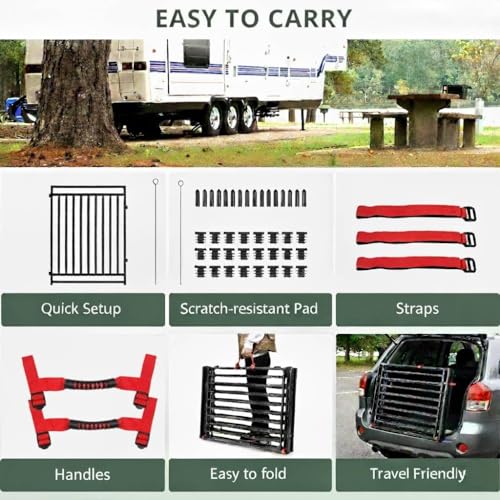 Thickened Outdoor Dog Fence (47" Height / 32 Panels)