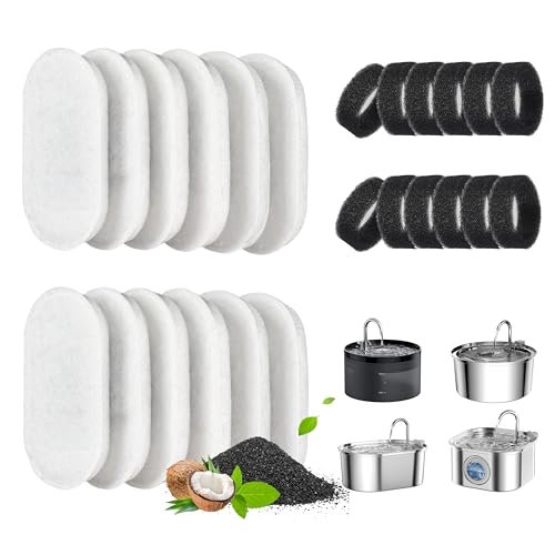 Cat Water Fountain Filter 24 Pack Cat Fountain Filters