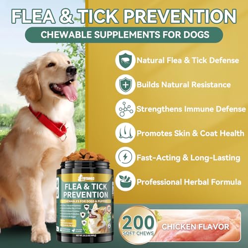 Flea and Tick Prevention for Dogs Chewable