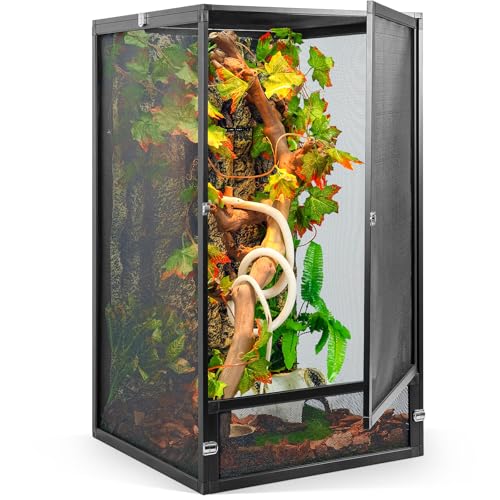 Foldable Reptile Terrarium Kit (Black)