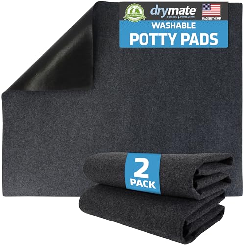2 Pack Washable Pee Pads for Dogs (29" x 36" (2-Pack) / Charcoal)
