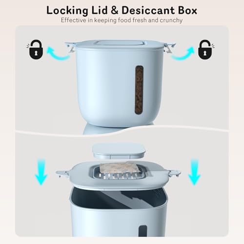 Automatic Cat Feeder and Water Dispenser FW1 (Blue)