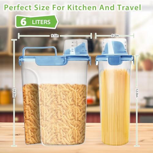 Rice Storage Container (6L/Blue)