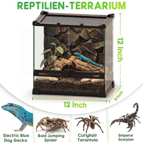 12"x8"x12" Reptile Terrarium