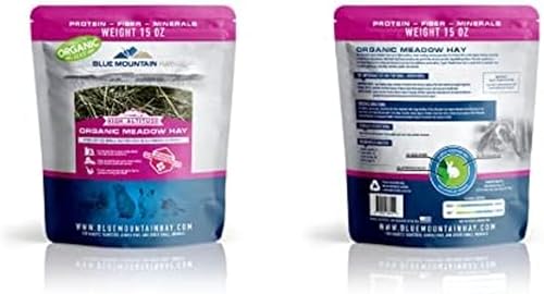 Organic Meadow Hay for Small Pets (15 Ounce (Pack of 1))