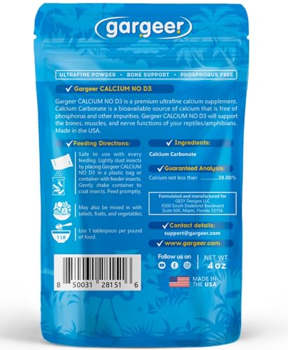 4oz All Reptile Calcium NO D3