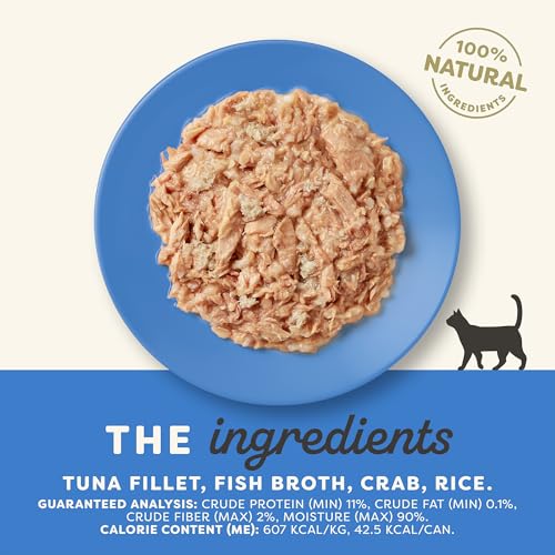 Tuna Fillet & Crab in Broth Wet Cat Food 24 (2.47 Ounce (Pack of 24))