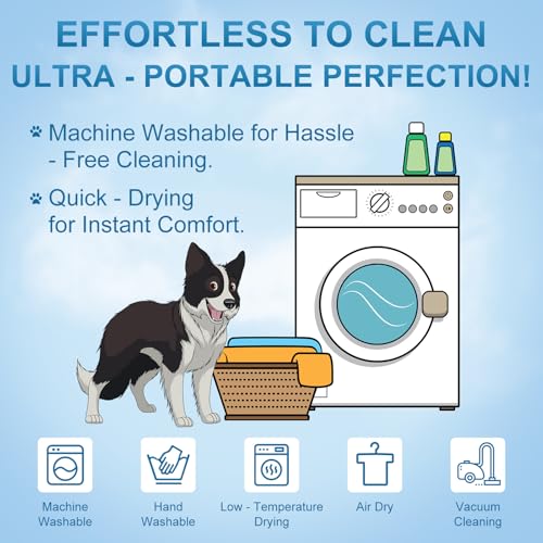 Cooling Mat for XLarge Dogs (Shark Blue / 59.0"L x 40.0"W x 1.0"Th(XL))