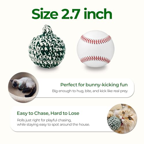 Green Cat Ball (Green W/O Bell / 2.7inch)