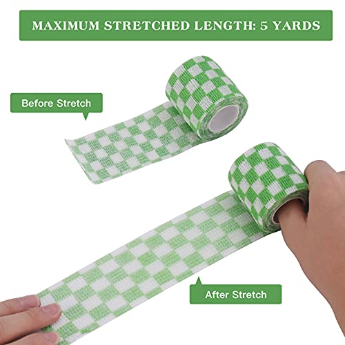 Vet Wrap Self Adhering Bandage Wrap Cohesive Bandage Multi (Mixed-2 12 Rolls)
