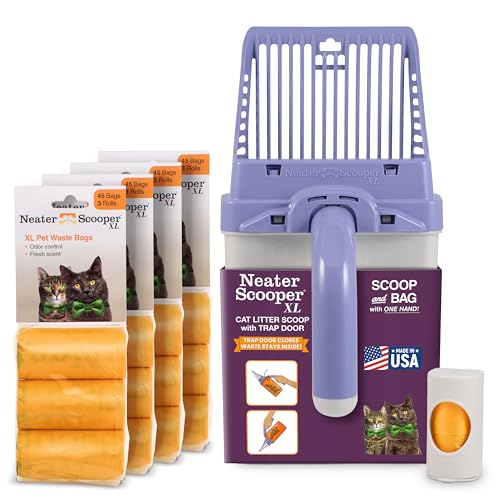 Neater Scooper XL Cat Litter Scoop (Lavender / XL - 195 Bags)