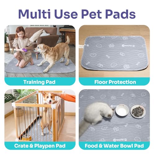 Dog Washable Pee Pads (36x41 Inch (Pack of 2）)