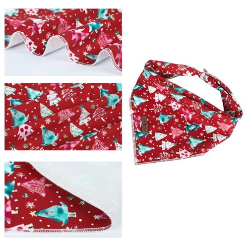 Christmas Dog Bandana (Xmas Tree / Large (Pack of 1))