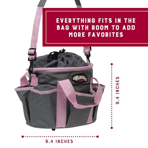 Horse Grooming Kit (Gray/Pink)
