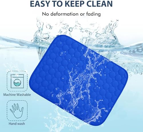 Summer Cooling Mat & Sleeping Pad (40" x 28" / Dark Blue)