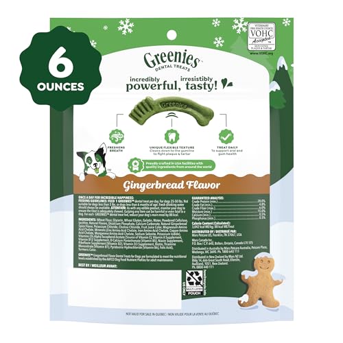 Regular Natural Dental Dog Treats (6 Count (Pack of 1))