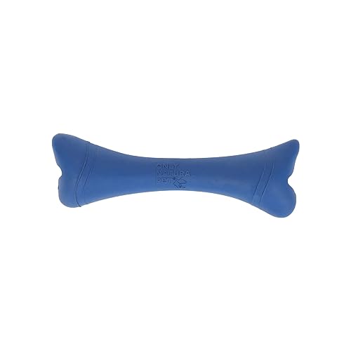 Rubber Boredom Buster Treat Stuffer Dog Toys (Dark Blue)