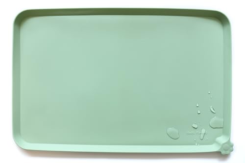 Silicone Non Slip Pet Food Mats (19" x 12" / Jade)