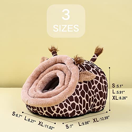 Warmer Hedgehog Supplies Toys House Cage Accessories Bed Sleeping Bag (L / 1-Giraffe)