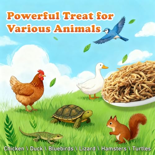 Dried Mealworms 2 LB (2 Pound (Pack of 1))