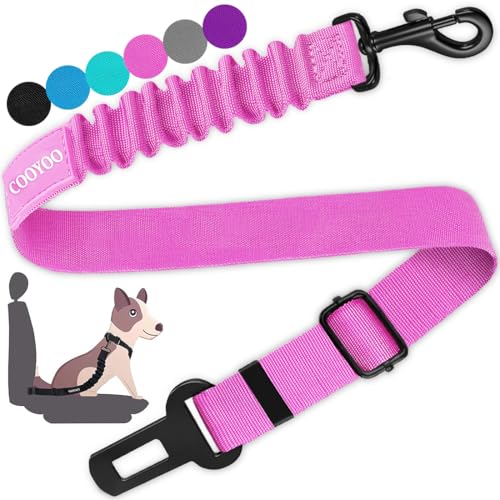 Dog Seat Belt (Set 01 Pack C-Pink)