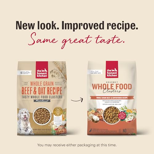 Whole Food Clusters Grain Free Beef Dry Dog Food (10 Pound (Pack of 1))