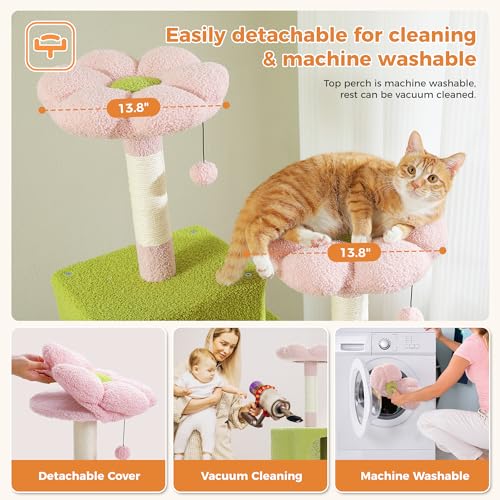 Pink Cat Tower (XL-70" / Pink)