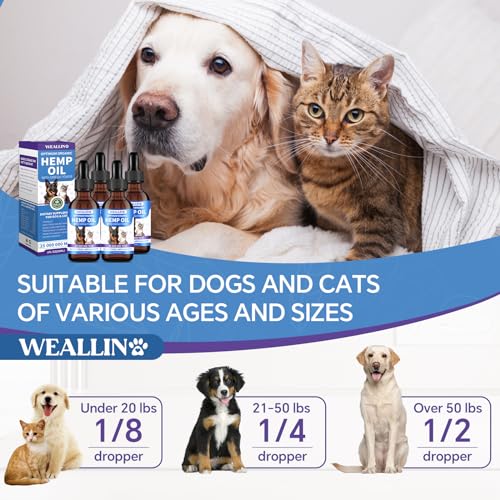 Hemp Oil for Dogs and Cats (4PC)