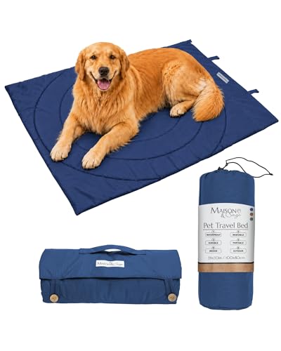Dog Travel Mat (Blue)