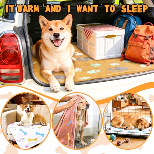 6 Pcs Washable Guinea Pig Blankets Absorbent Small Animal Fleece Bedding Cage Liners Reusable Pet Pee Pad Sleep Mat Pad Cover for Hamster Ferret Rabbit Chinchilla Hedgehog (6 White Bulk / 24" x 47")