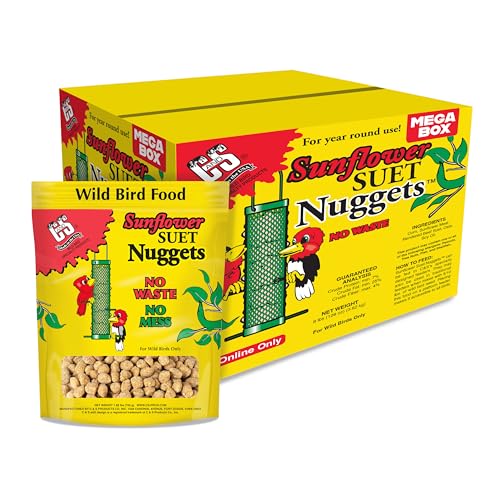 Sunflower Flavor Suet Nuggets (8 Pound (Pack of 1))