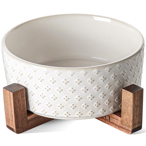 Ceramic Dog Bowls for Large Dogs (Clover / L-5 Cup)