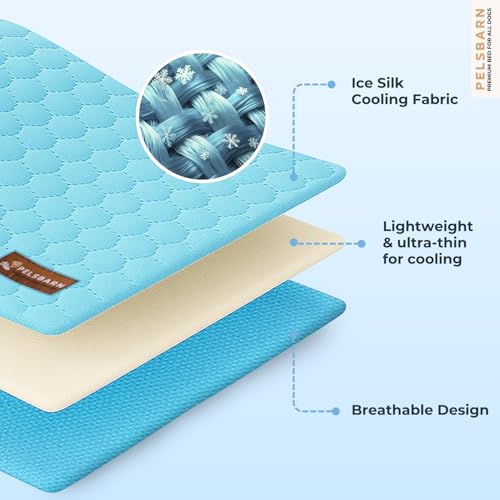 Dog Cooling Mat (Light Blue / X-Large)
