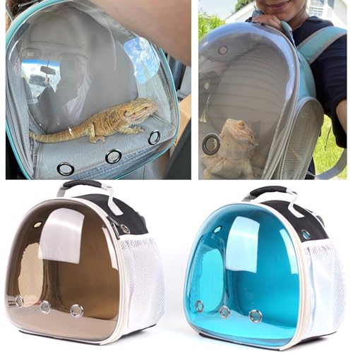 Guinea Pig Carrier Backpack with Soft Warm Mat Set (Green)