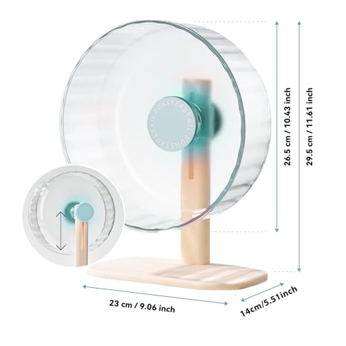 Super Silent Hamster Wheel 10.2 Inch (Salt Blue / Medium(10.4 inch))