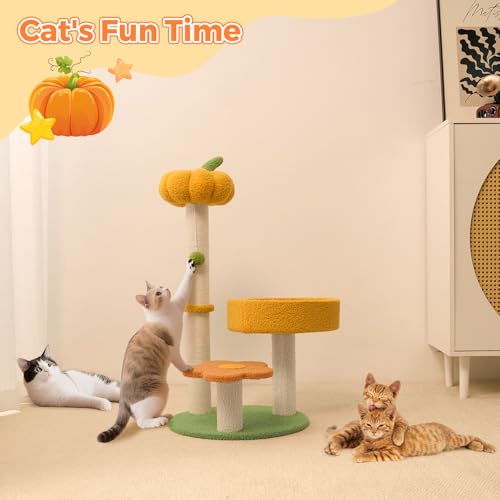 Cat Tree Post (29.5" / Pumpkin)