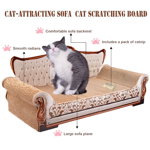Scratching Sofa (Silver-Medium)