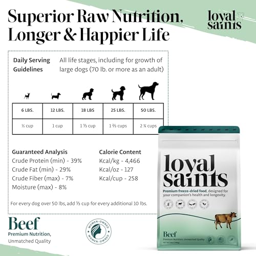Human Grade Freeze Dried Raw Dog Food (14 Ounce (Pack of 1))