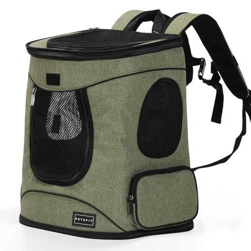 Dog and Cat Backpack Carrier (AGreen)