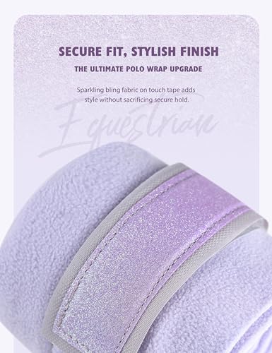4 Pack Horse Polo Wraps (M / Lavender)