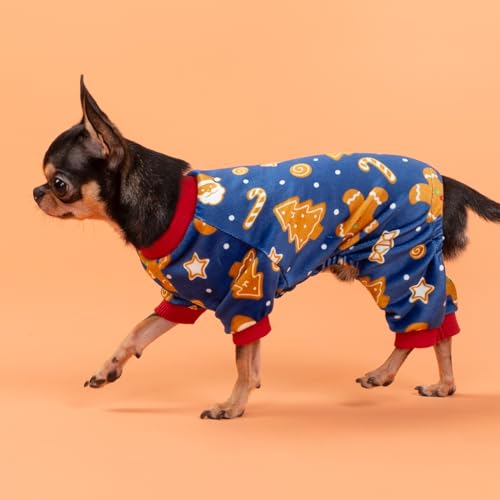 Gingerbread Man Dog Pajamas (Gingerbread Man / Large)