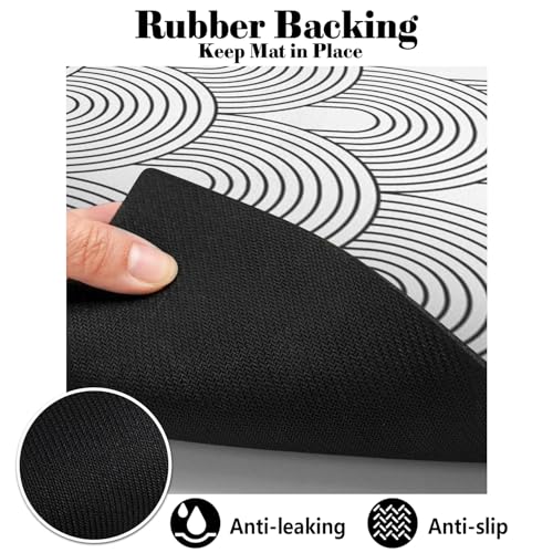 Dog Food Mats for Floors Absorbent (XL(24"×32") / 01-White)