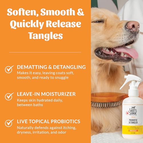 Probiotic Dog Detangler Spray (1-Pack / Honeysuckle)