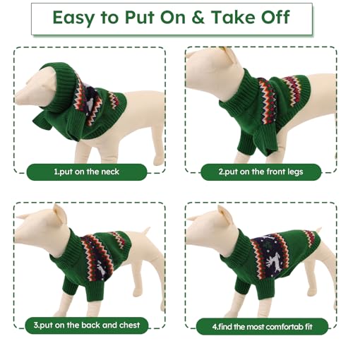Dog Christmas Sweater (X-Small / Christmas Deer)