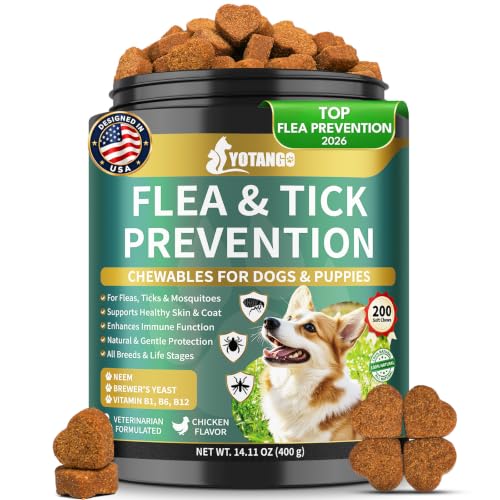 Flea and Tick Prevention for Dogs Chewable