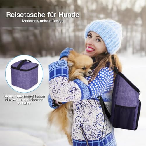 Dog Travel Bag (Purple-A)