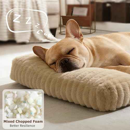 Dog Bed Medium Size Dog (Beige / M(29"x21"x3"))