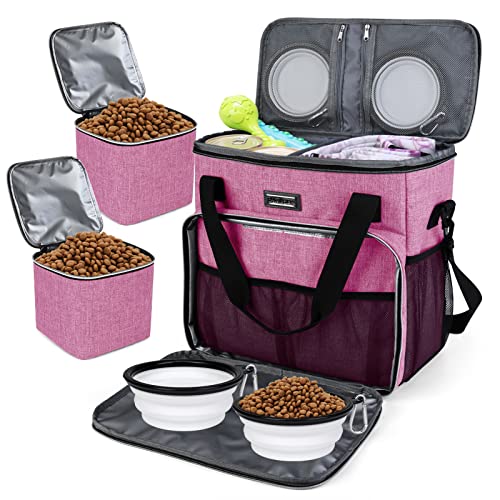 Dog Travel Bag (Pink / Medium)