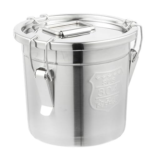304 Stainless Steel Containers With Lid (6L)